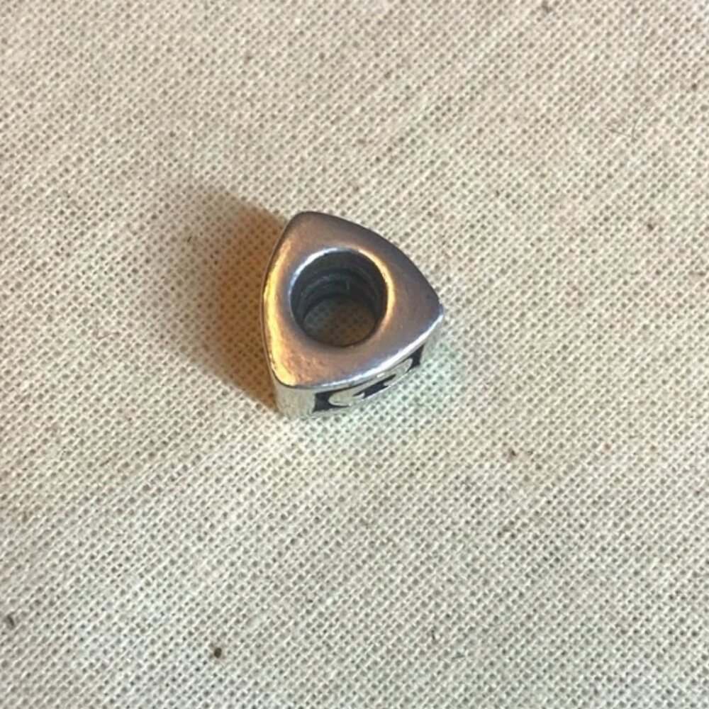 Pandora Retired Letter C Alphabet Block Charm - image 3